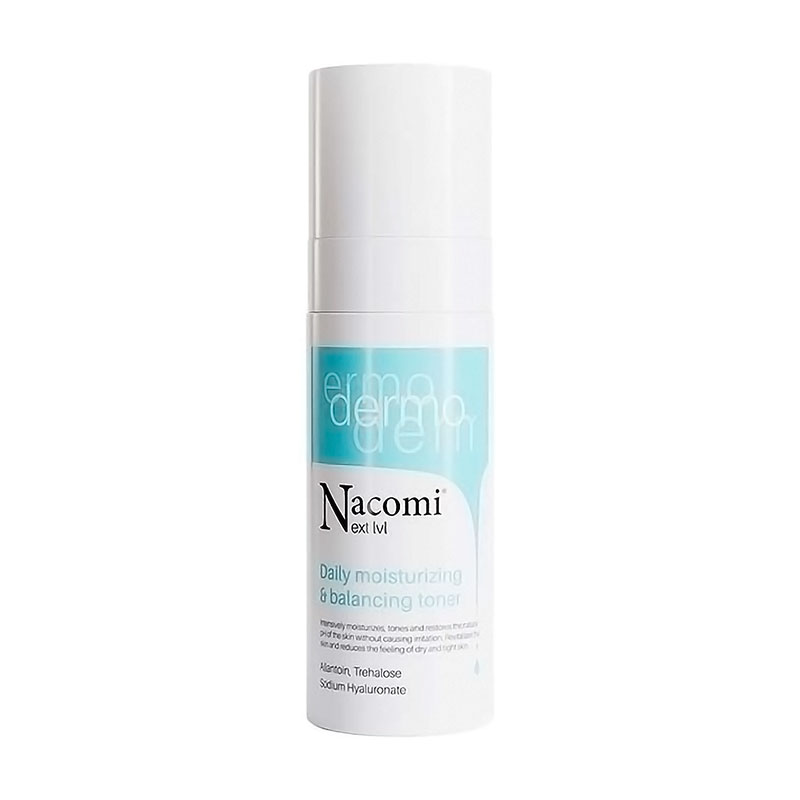 Щоденний зволожувальний та балансувальний тонік для обличчя Nacomi Next Level Dermo Daily Moisturizing &amp; Balancing Toner, 100 мл