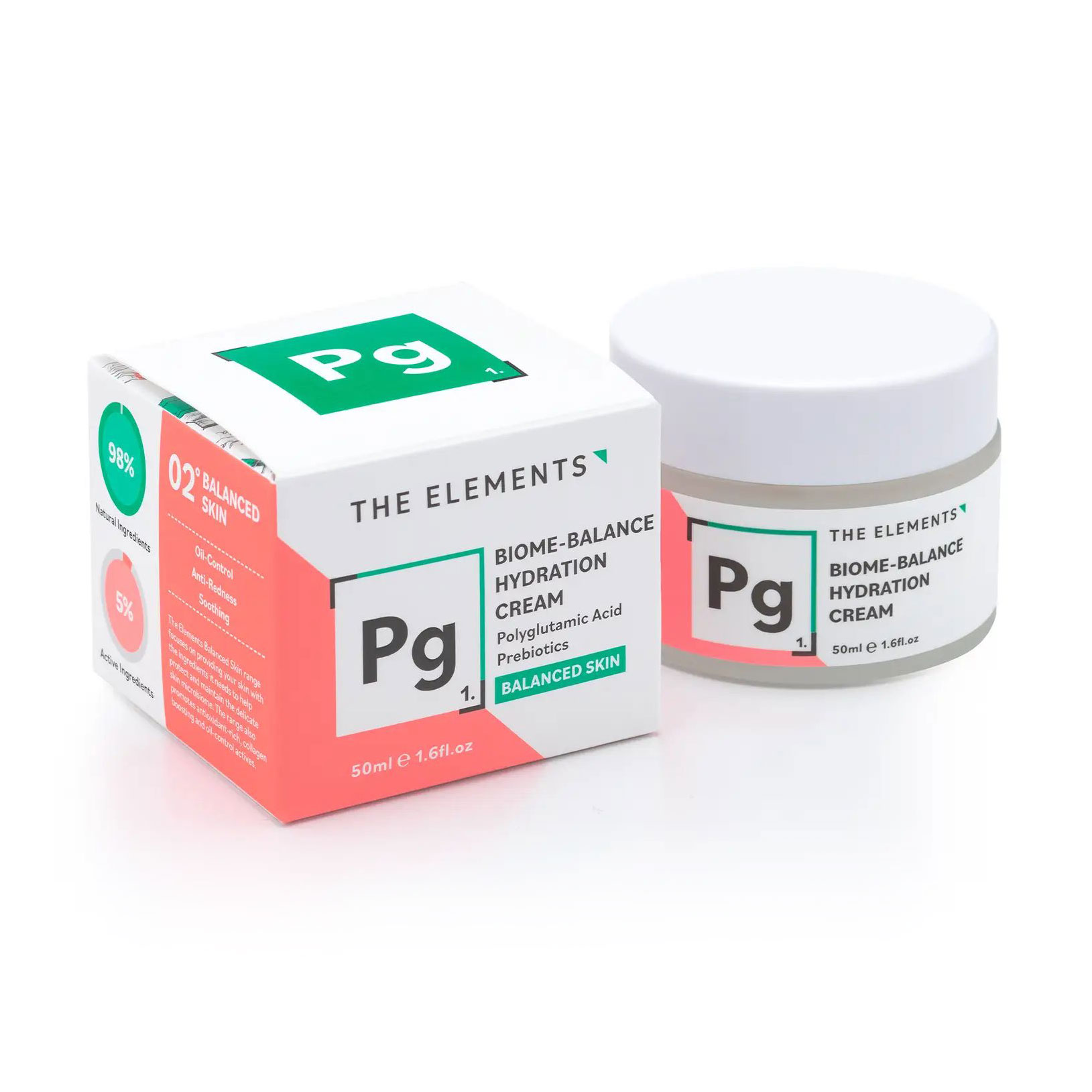Зволожувальний балансувальний крем для обличчя The Elements Biome Balance Hydration Cream, 50 мл